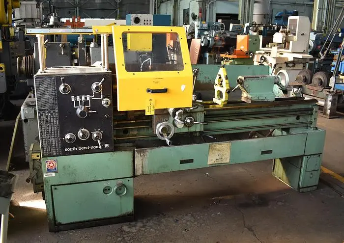 15-1/4" x 56" South Bend #CL150E, geared head engine lathe, 8-3/4" swing over cross slide, 2-1/32" bore - Image 3