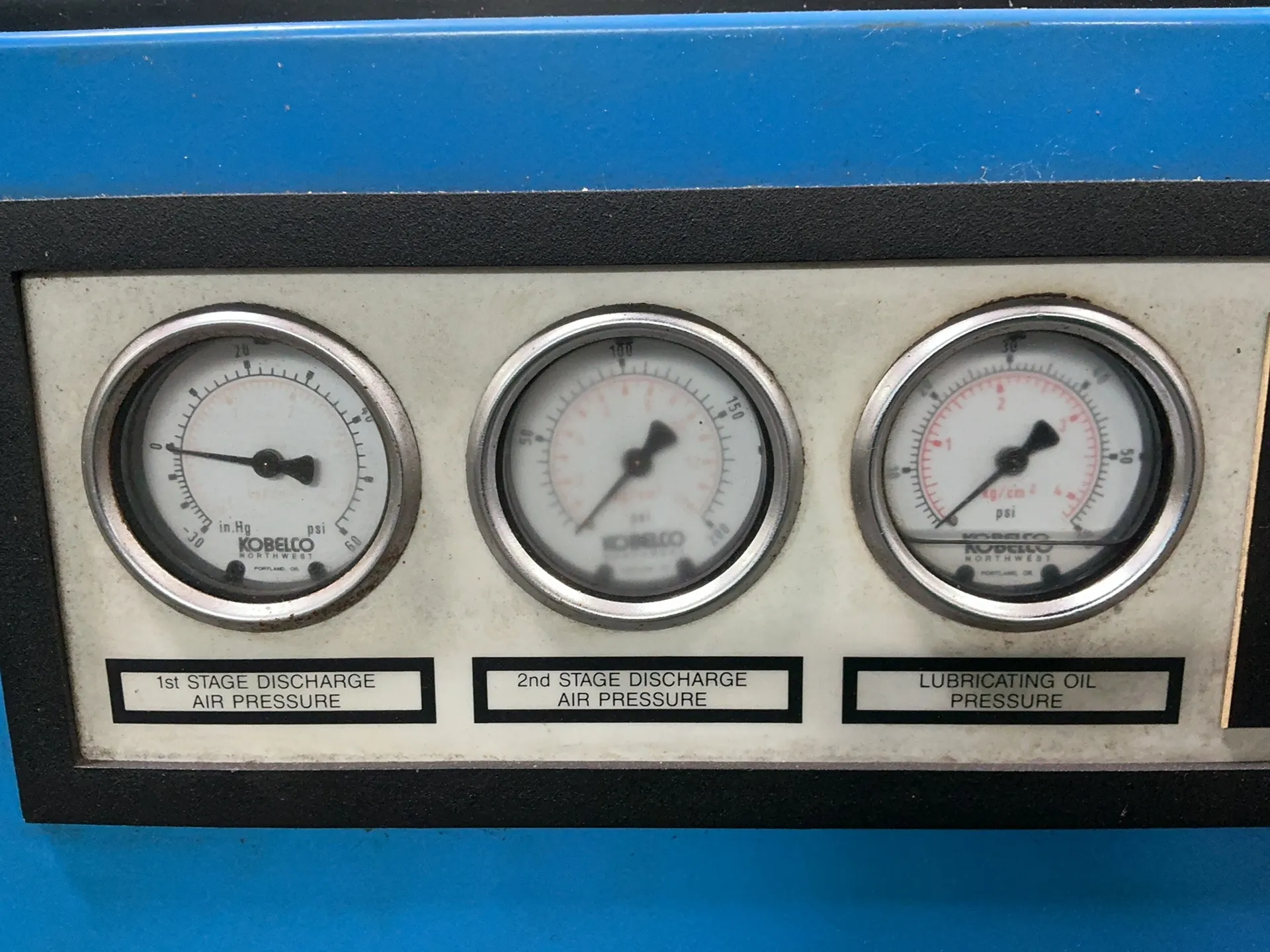 Kobelco #KNW-A1-A/L, Rotary Screw Air Compressor, 44,371.57 Hours - Image 2