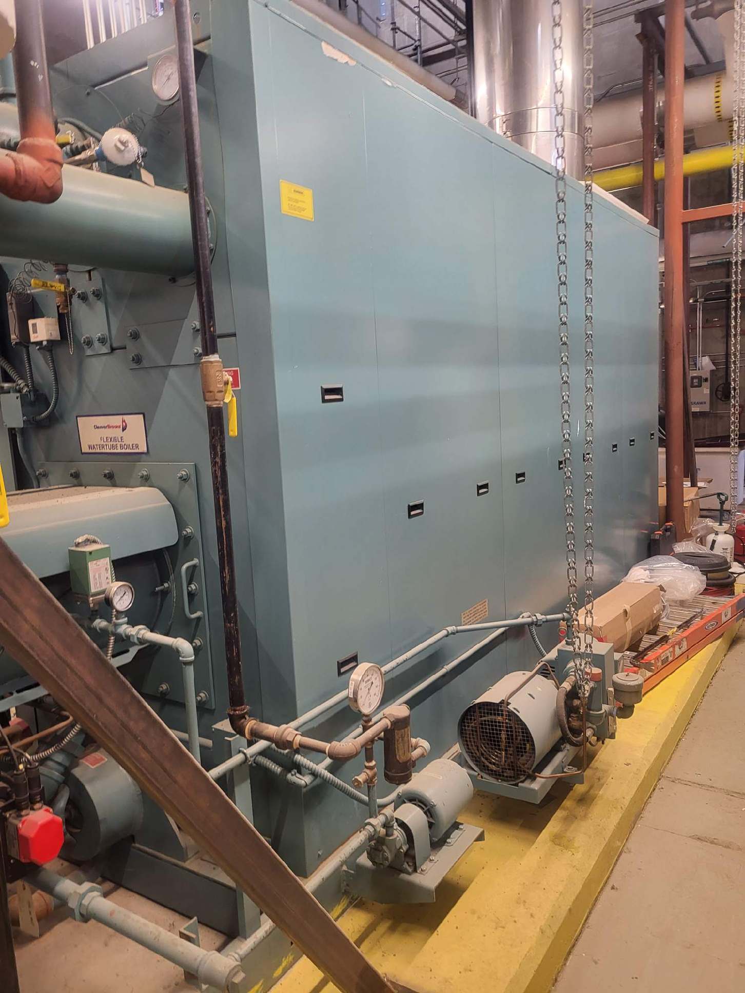 12 MMBTUH Cleaver-Brooks #FLX-200-1250-160HW, gas fired hot water boiler, 12500 MBH max. input, 89.3 GPH max. - Image 4