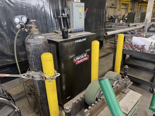 Vernon #MPM5, CNC pipe profiler, 5-Axis, 3"-48" pipe diameter, 40' machine bed, Lincoln FineLine 300 plasma - Image 5