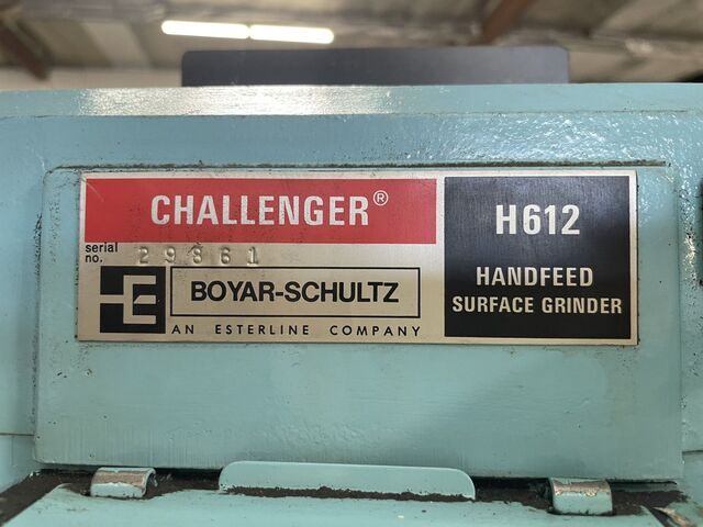 5-5/8" x 12" Boyar-Schultz #H-612-Challenger, horizontal surface grinder, 13" x 7" table travel, 5" x 10" - Image 5