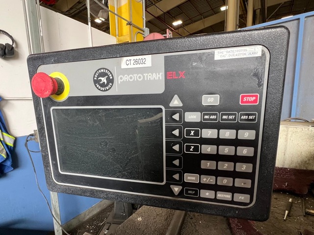 Southwestern Industries #Trak-TRL-1440, flatbed CNC lathe, ProtoTRAK ELX Control, 14" swing, 40" centers - Image 6