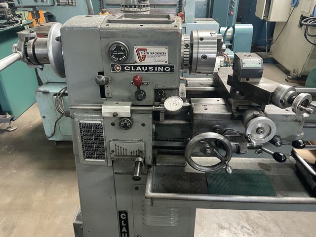 12" x 36" Clausing #5914, engine lathe, 8" swing over cross slide, 1-1/2" bore, 52-2000 RPM variable speed, 3 - Image 4