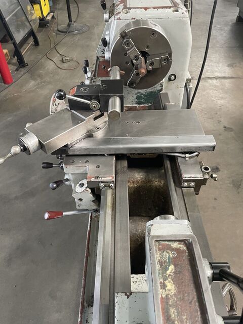 15" x 28" Sharp #1528, engine lathe, 20" swing in gap, 8-1/4" swing over cross slide, 1-1/2" bore, D1-6 - Image 3