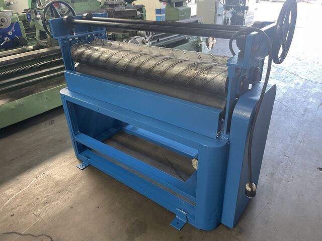 50" TCMS #D4542167, powered metal quilting machine, (2) 6" diameter top rolls, (2) 5" rubberized pinch rolls - Image 4