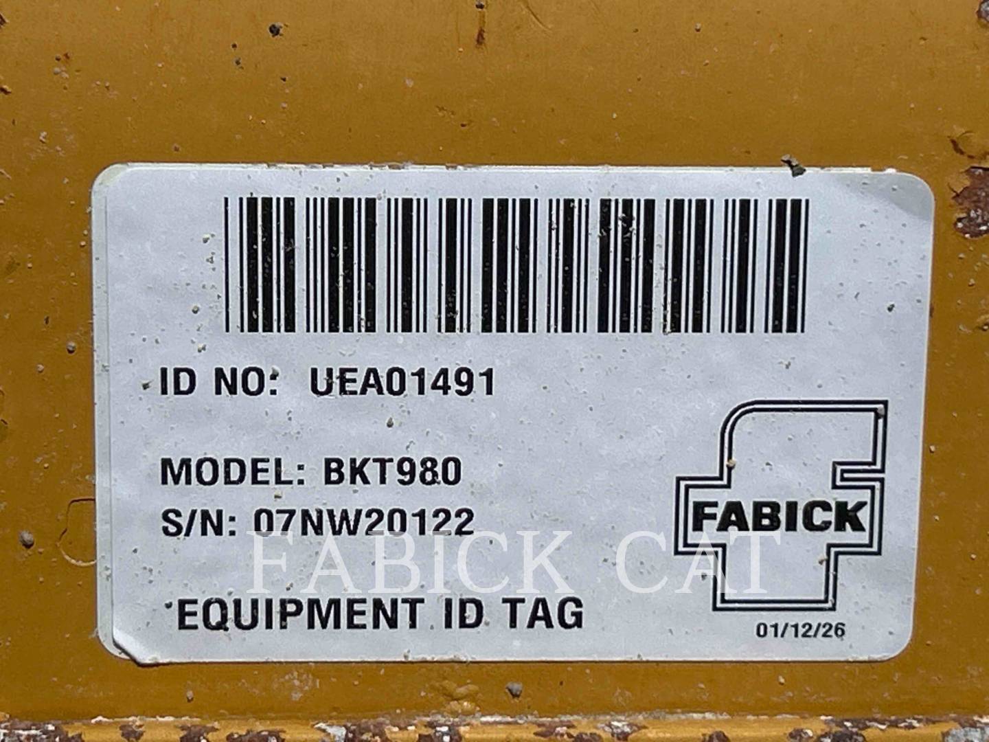 Caterpillar BKT980, Bucket, S/N: 07NW20122, - Image 6