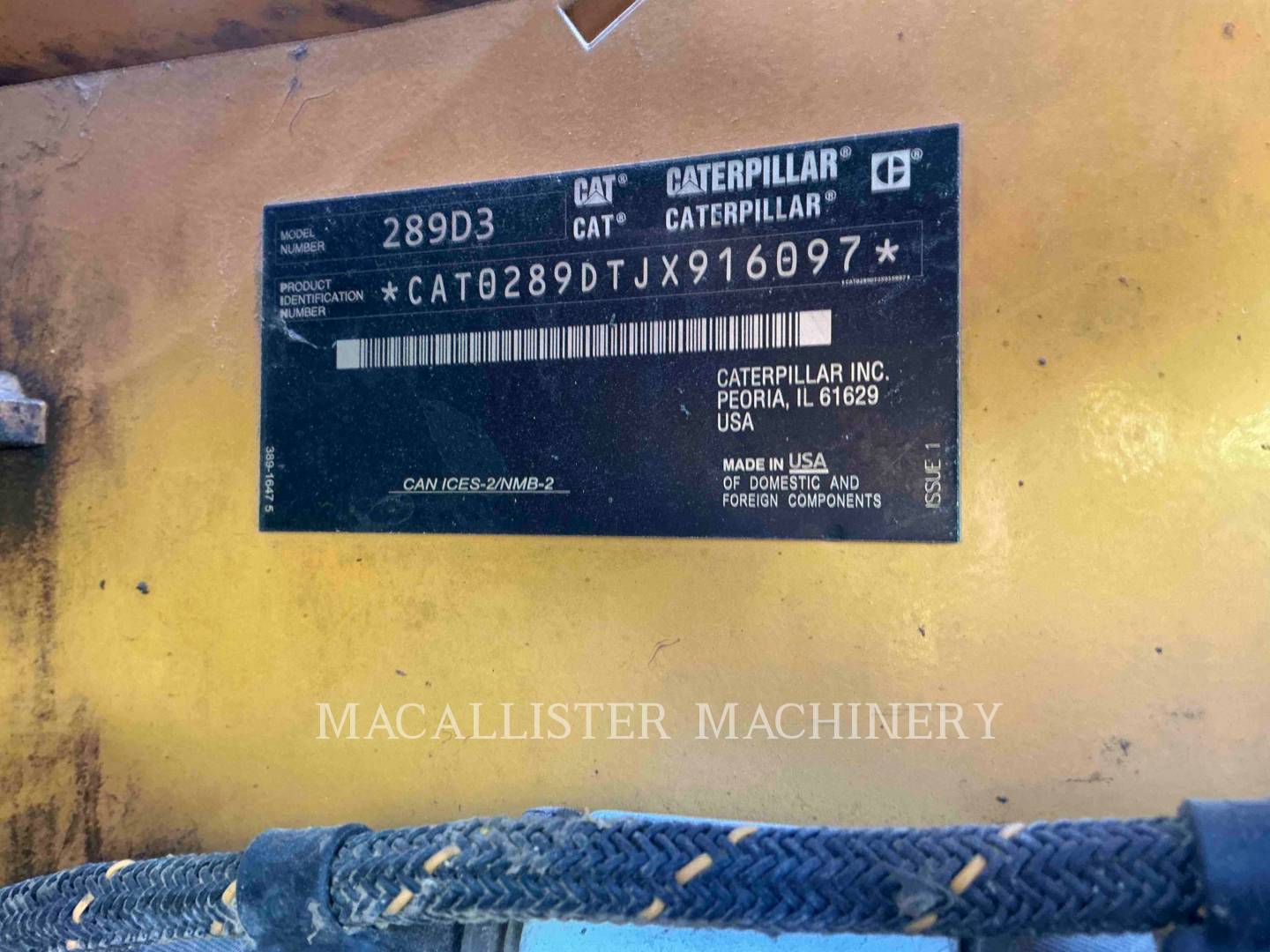 Caterpillar 289D3, 2287 hours, S/N: JX916097, 2023 - Image 6