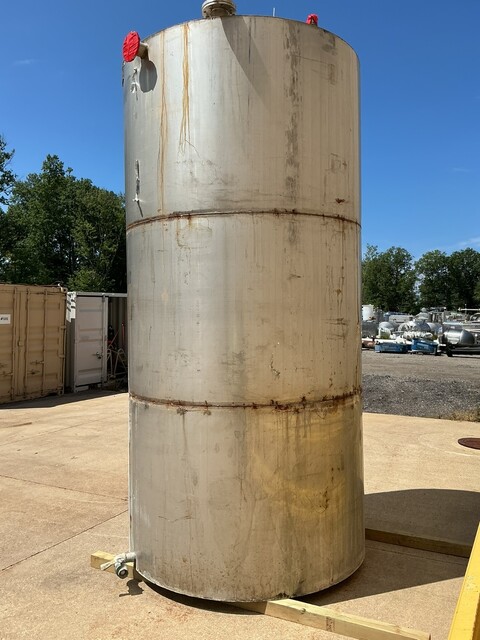 2500 gallon 304 Stainless Steel tank, 72" diameter, 144" straight wall - Image 5