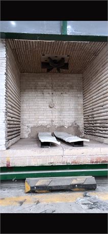 59" width x 59" H x 59" D Prefinsa #HR-AG-150-3.4/800-PE, box furnace, 1472°F max., 96 kW, 3 ton load, 460 - Image 3