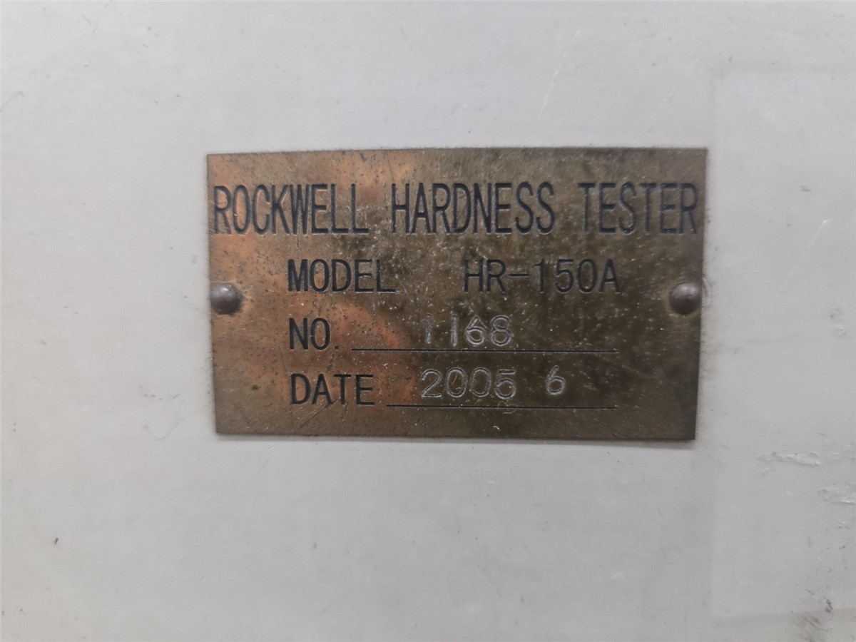 Rockwell #HR-150A, manual hardness tester, HRA/HRB/HRC scales, weight-loaded test force, analog dial - Image 8