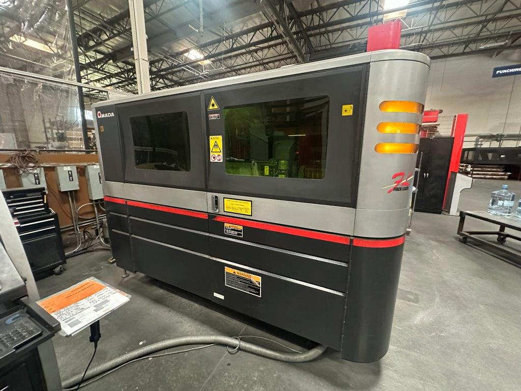Amada #FOL-3015-AJ, CNC fiber laser, 4000 watt, 5' x10'tbl., 2014 - Image 2