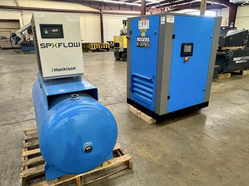 108 cfm, 125 psi, Kobelco #KI-30-125, Rotary Screw Air Compressor, 30 HP, single stage, air cooled - Image 3