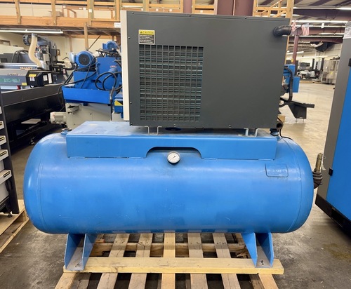 108 cfm, 125 psi, Kobelco #KI-30-125, Rotary Screw Air Compressor, 30 HP, single stage, air cooled - Image 7