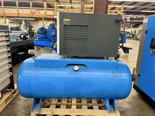 108 cfm, 125 psi, Kobelco #KI-30-125, Rotary Screw Air Compressor, 30 HP, single stage, air cooled - Image 8