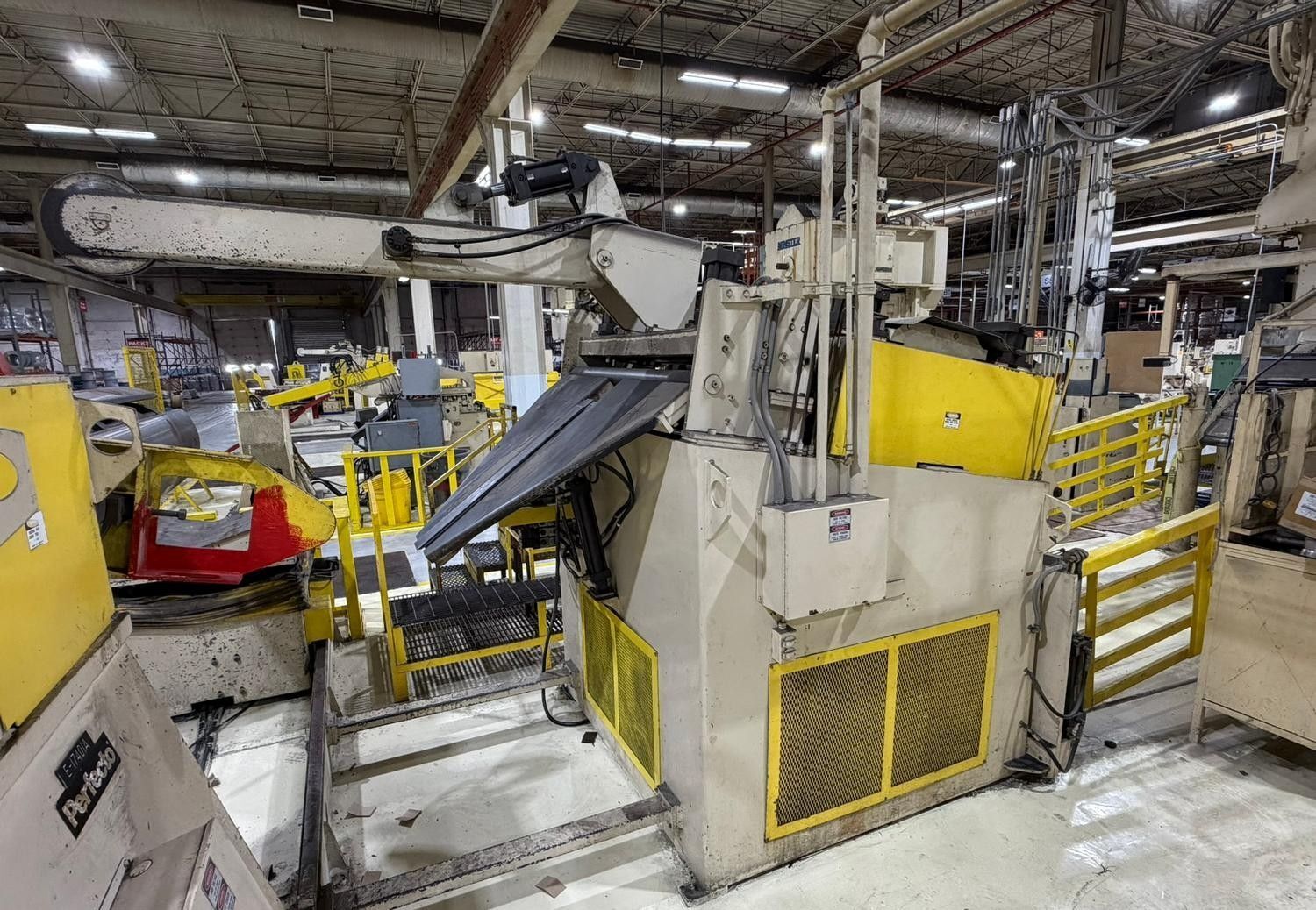 48" x .14" Perfecto, 7-Roll Straightener, entry & exit pinch rolls w/ air lift, 100 FPM line speed, peeler - Image 9