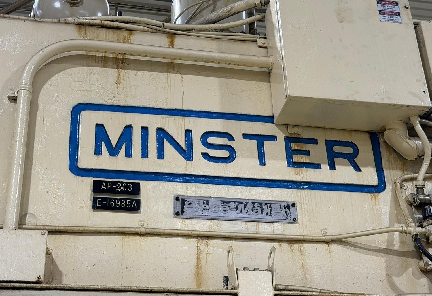 150 Ton, Minster #P2-150-60-40, Straight Side Double Crank Press, 5" stroke, 4" ram adjustment, 24" shut - Image 4