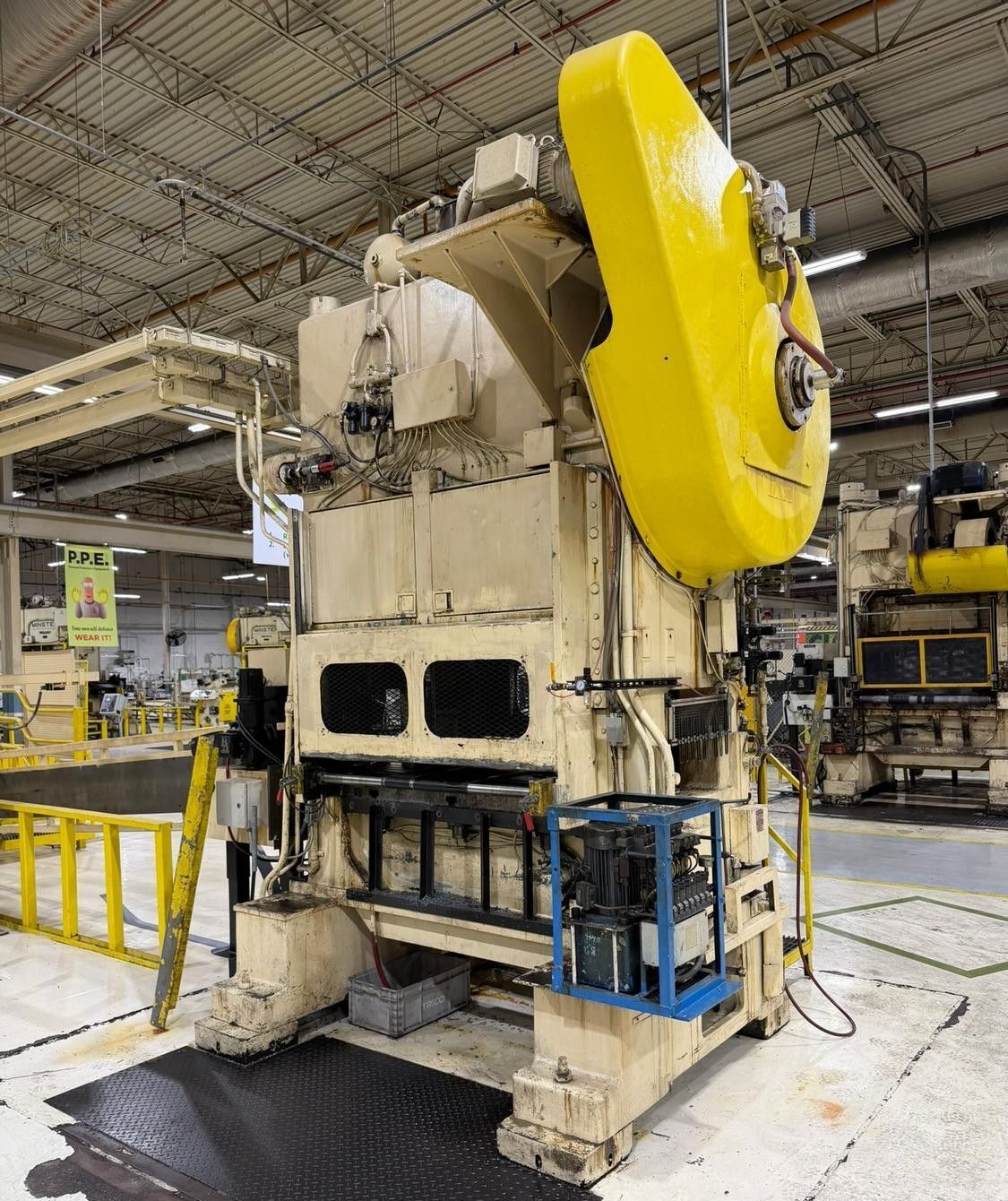 150 Ton, Minster #P2-150-60-40, Straight Side Double Crank Press, 5" stroke, 4" ram adjustment, 24" shut - Image 7