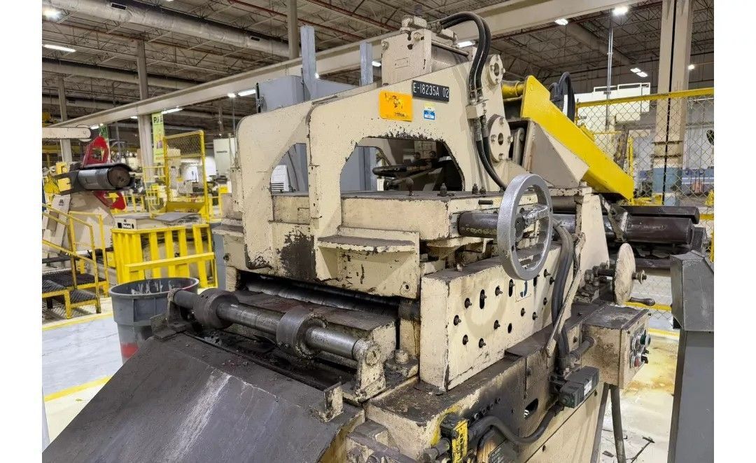 10,000 lb. Littell, Coil Reel & Straightener, 12" width x .125" thick stock - Image 4