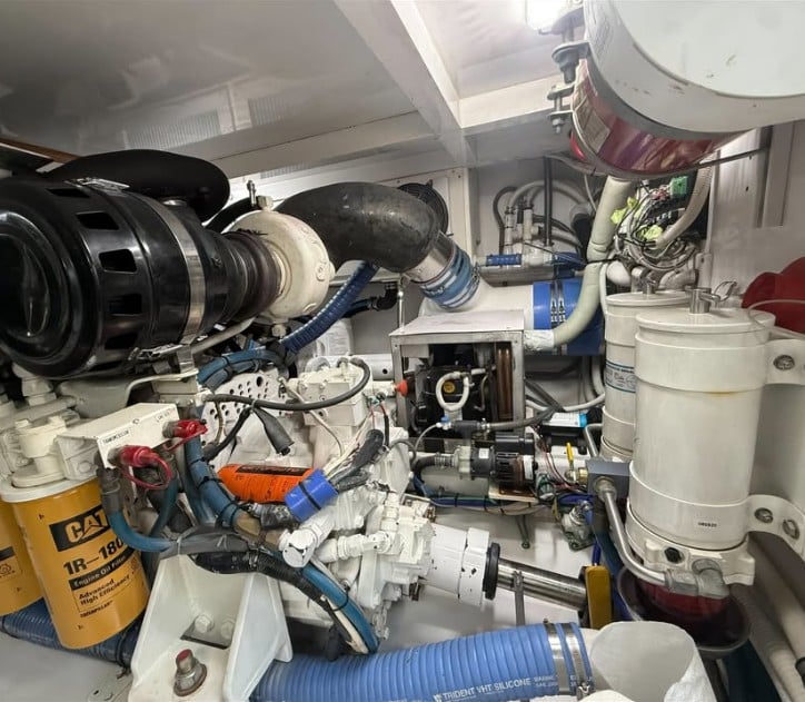 1,001 HP Caterpillar #C18, Marine Propulsion Diesel Engine Package, 2300 RPM, 7.2" stroke, 5.7" bore, twin - Image 8