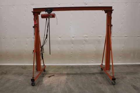 1/2 Ton, Jet, A-Frame Gantry Crane w/ Hoist - Image 5