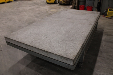 60" x 120" x 5" Gray Granite Surface Combustion Plate - Image 4