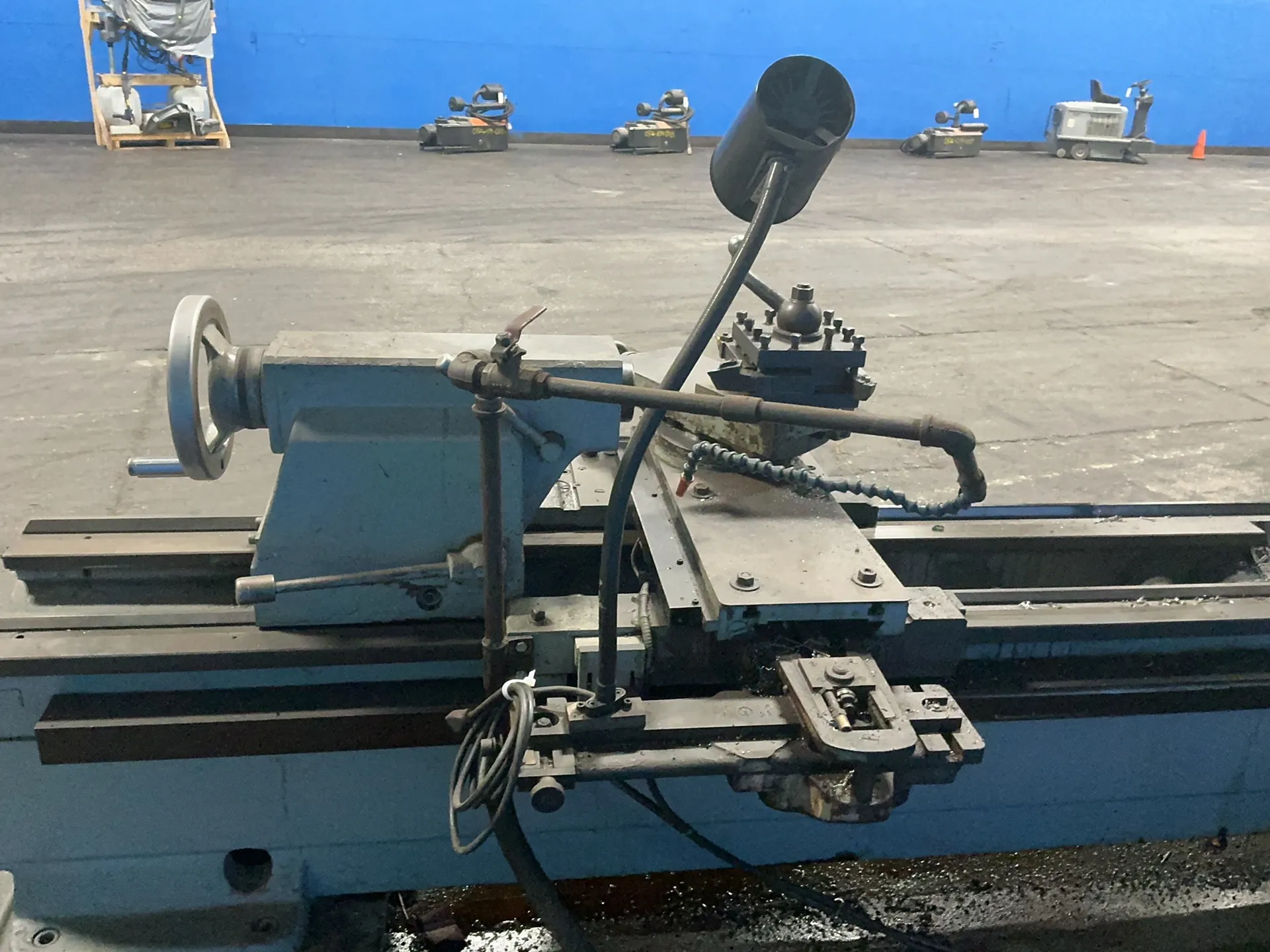 22" x 80" Tarnow #TUJ-50, engine lathe, 12" 3-jaw chuck, 2" bore, tailstock, tool post, compound rest - Image 1