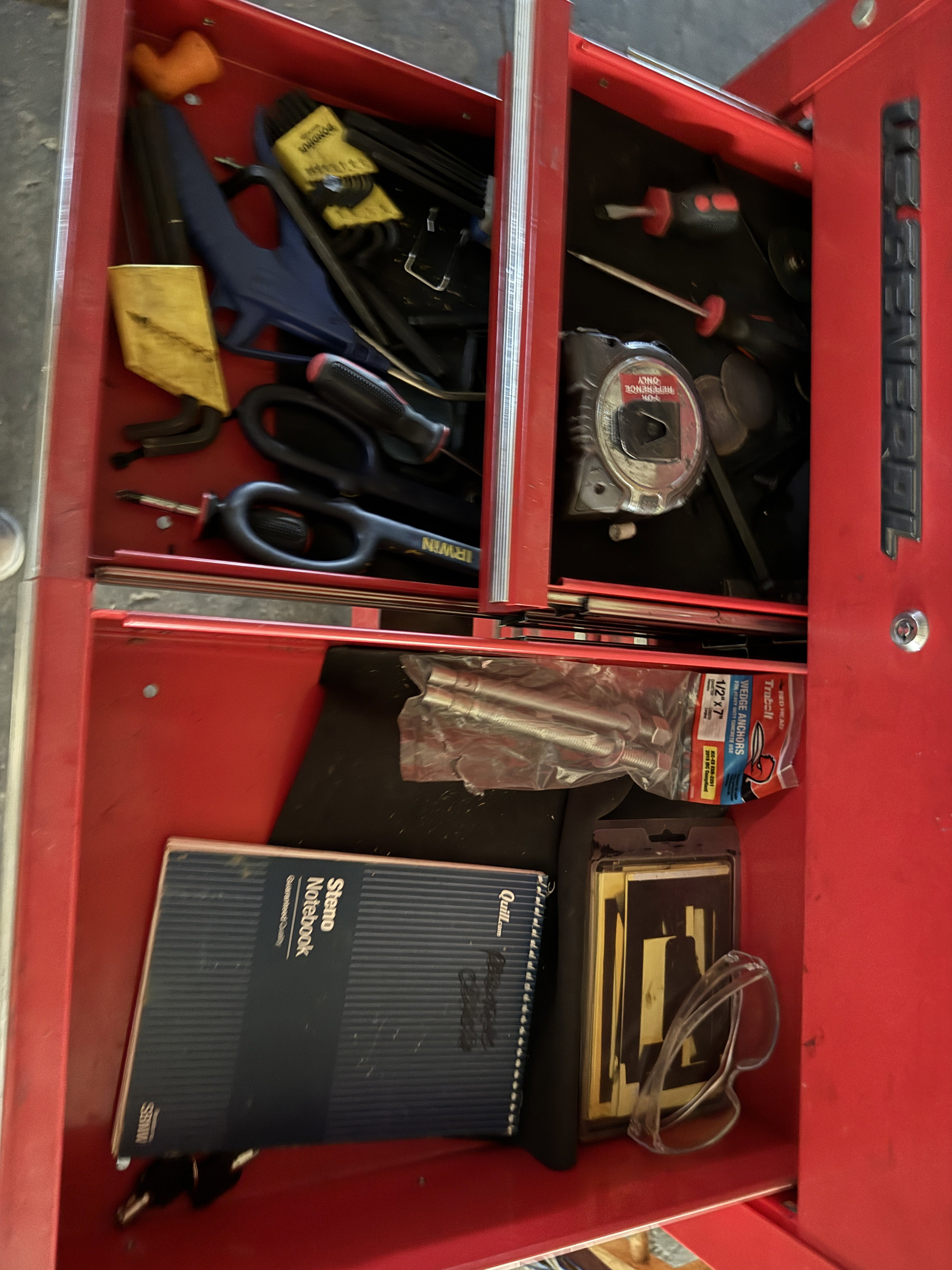 US General, 5-Drawer Rolling Toolbox - Image 3
