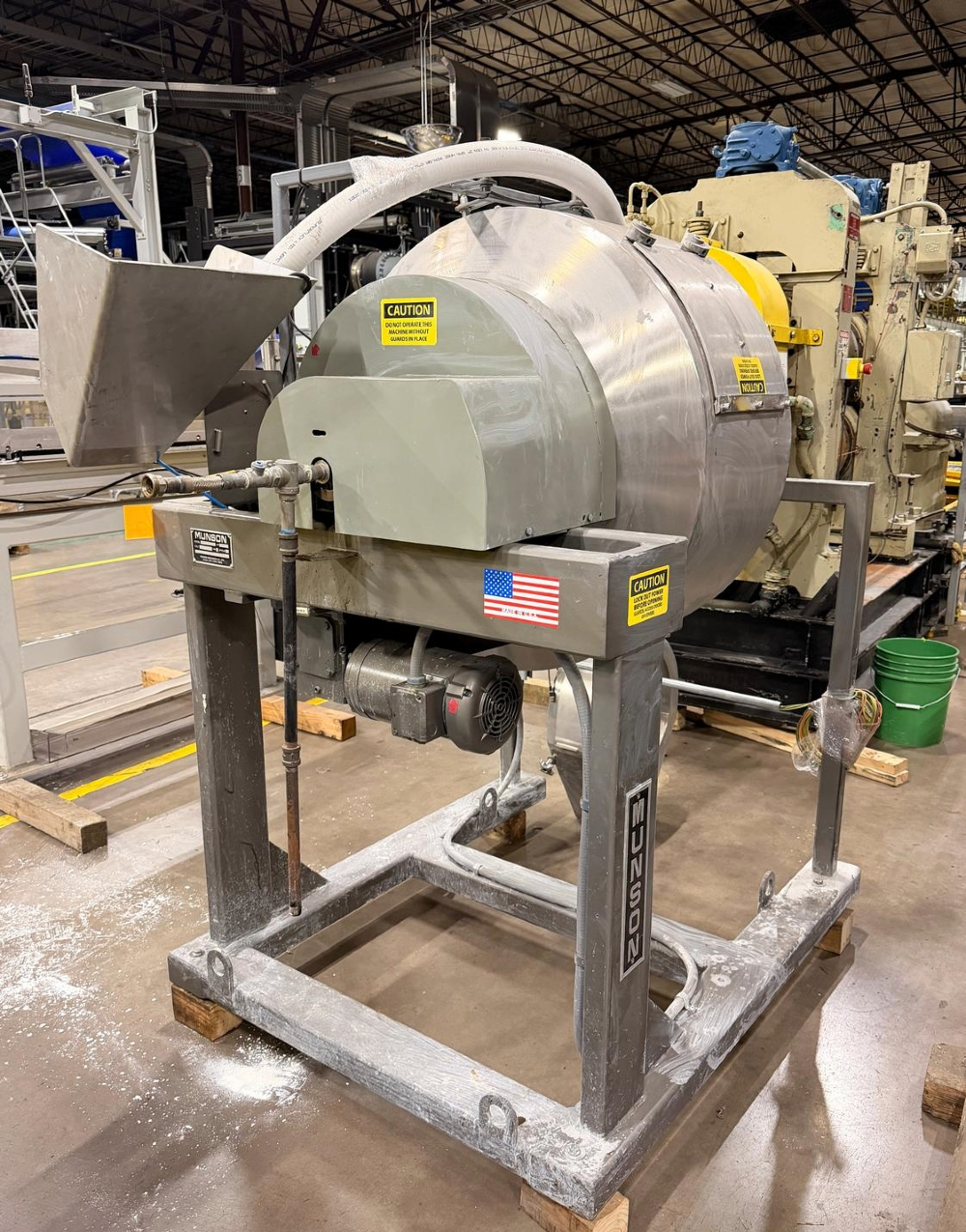 Munson Machinery #MX-5-SS, Rotary Batch Mixer, Stainless Steel, 460 V., 3ph - Image 3