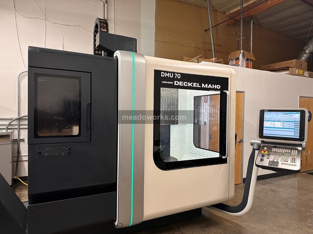DMG Mori Seiki #DMU-70, 5" Axis CNC Vertical Machining Center, 13,700 hours, 2011 - Image 2