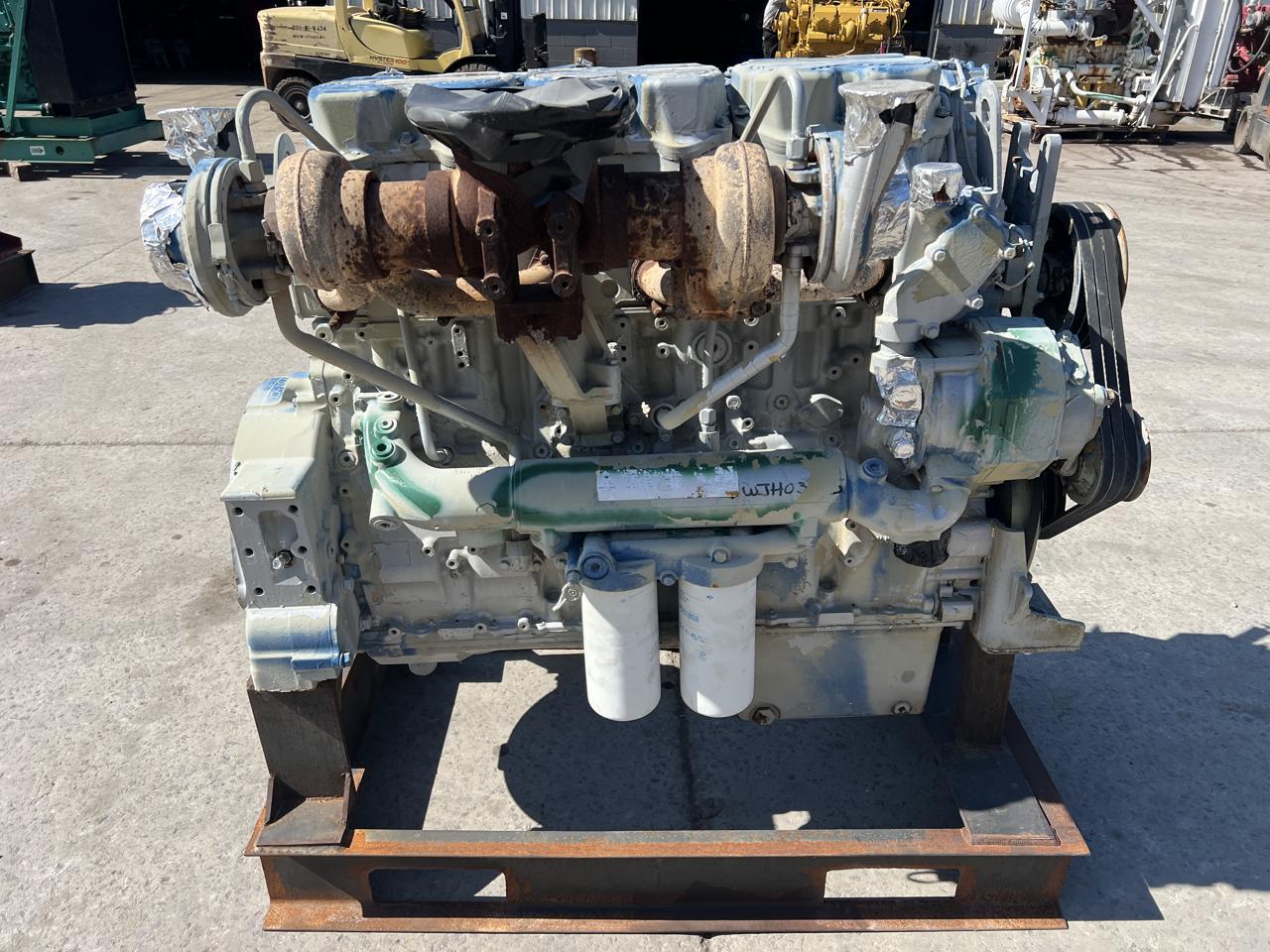 800 HP Caterpillar #C18, twin turbo diesel industrial engine, sound attenuated enclosure 1 bell housing, 14" - Image 6