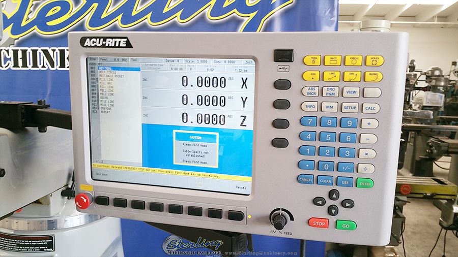 Acra MillPower #LCM-50 MillPWR 3AX, 3-Axis CNC, hard chrome ways, one shot lube system, new - Image 7