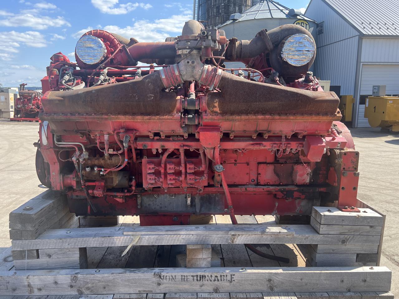 2250 HP Cummins #QSK-50, industrial fracking diesel engine, sound attenuated enclosure 0 bell housing, EPA - Image 5