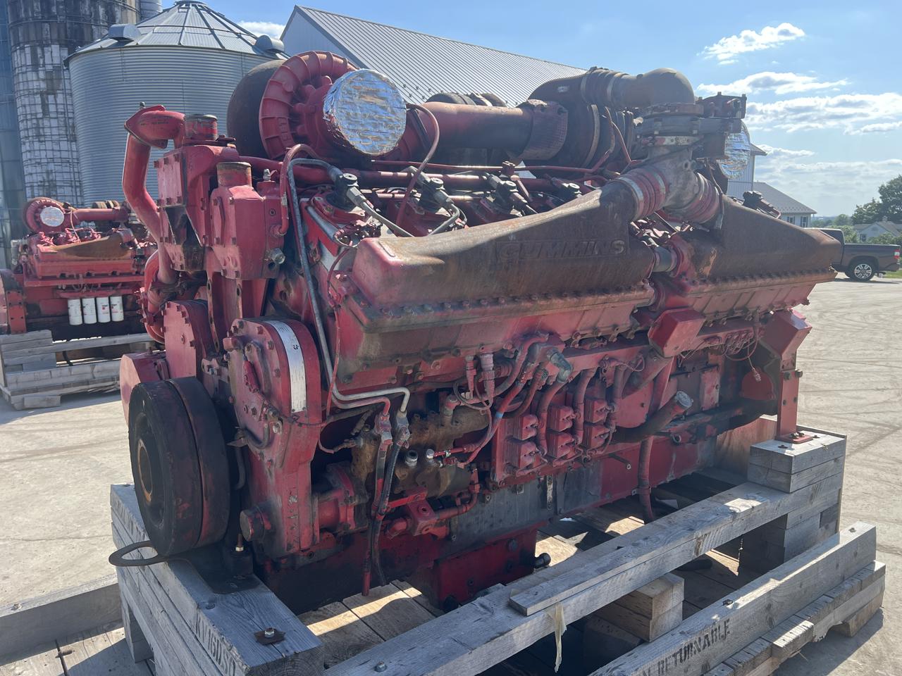 2250 HP Cummins #QSK-50, industrial fracking diesel engine, sound attenuated enclosure 0 bell housing, EPA - Image 6