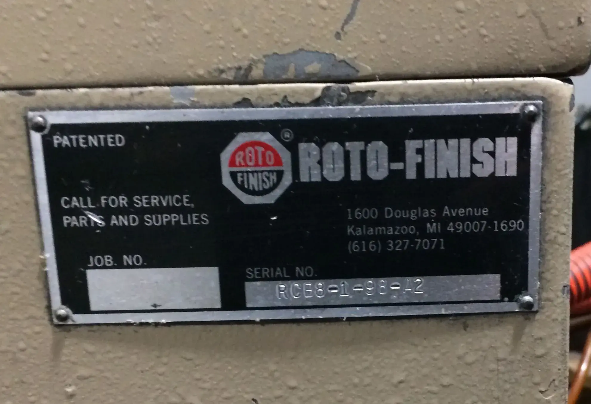 Roto-Finish #RCB-8, centrifugal barrel finishing machine, 1 cu.ft., 7" x 10" barrel, 180 RPM turret, 2 HP - Image 8