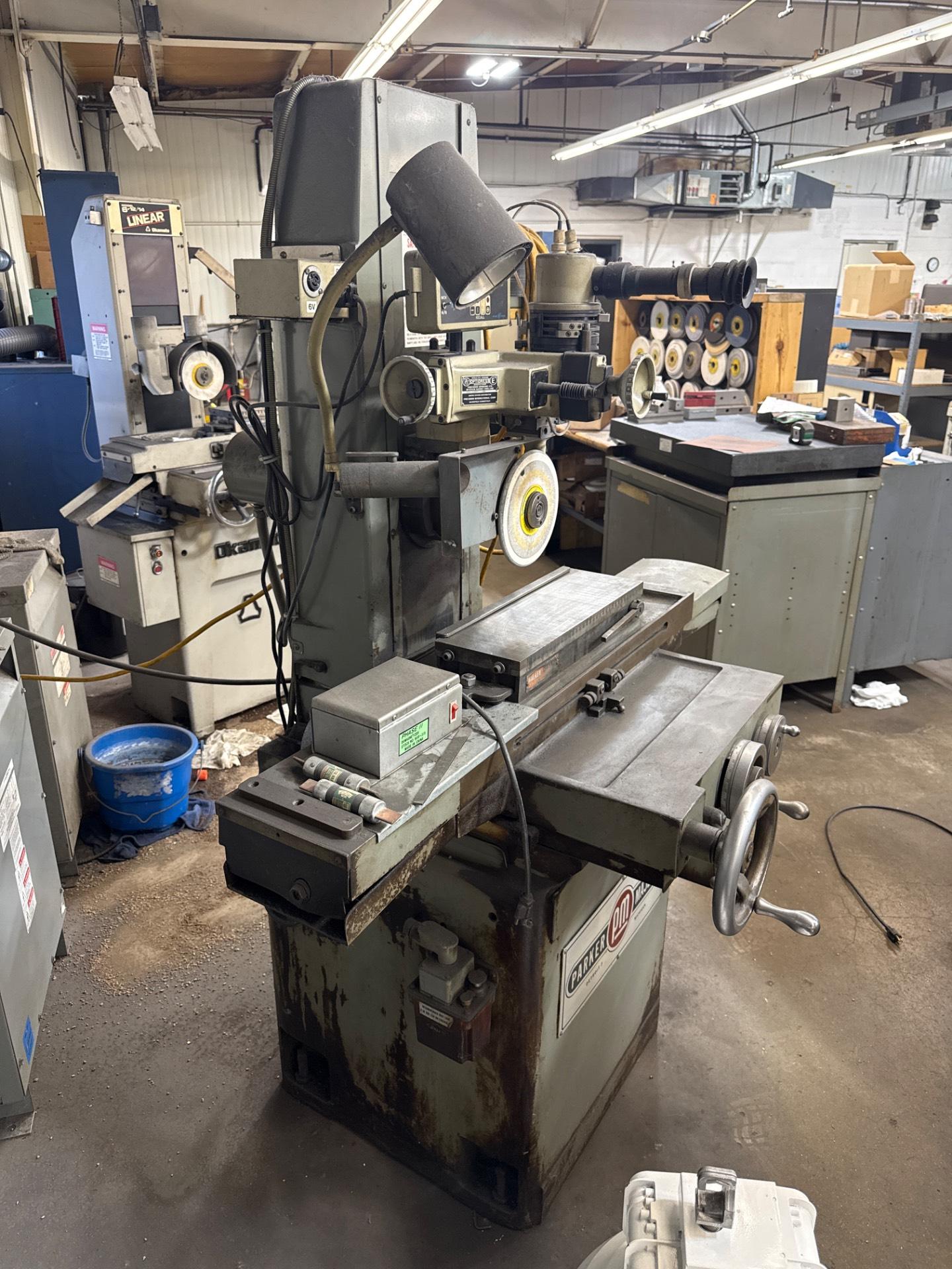 7" x 18" Parker -Majestic #1418-6, Surface Grinder, 7" wheel, 1.25" bore, 300 lb. capacity, 12" max work - Image 3