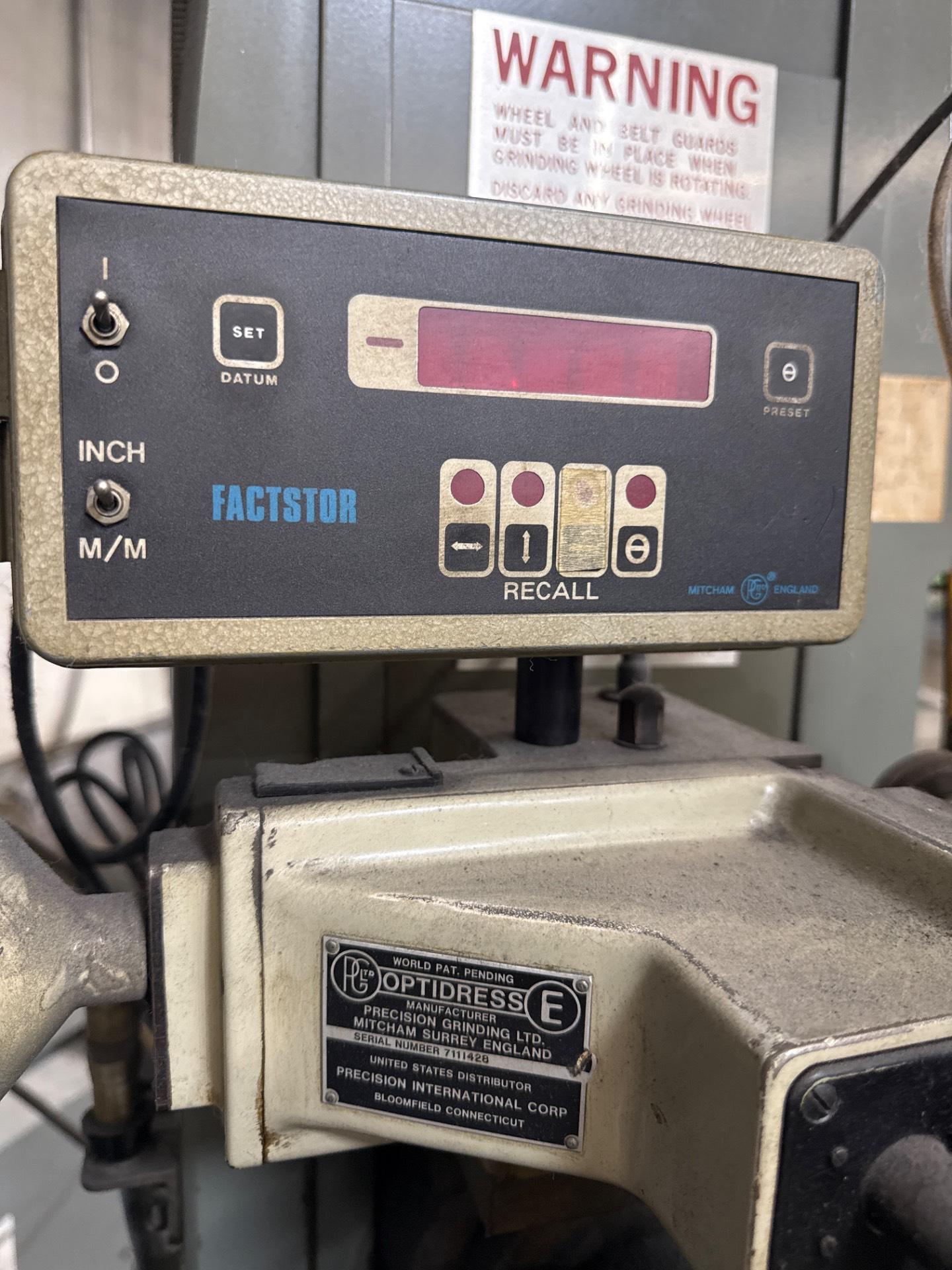 7" x 18" Parker -Majestic #1418-6, Surface Grinder, 7" wheel, 1.25" bore, 300 lb. capacity, 12" max work - Image 10