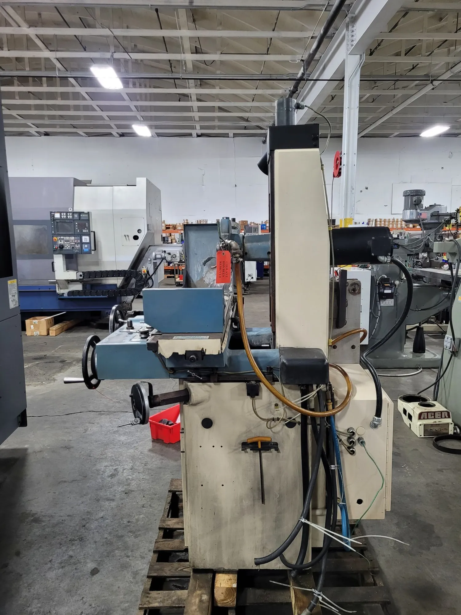 6.2" x 16" K.O. Lee #SH618-2, Hydraulic Surface Grinder, 8" x 3/4" x 1-1/4" wheel, 3600 RPM, 2 HP, 3-Axis - Image 5