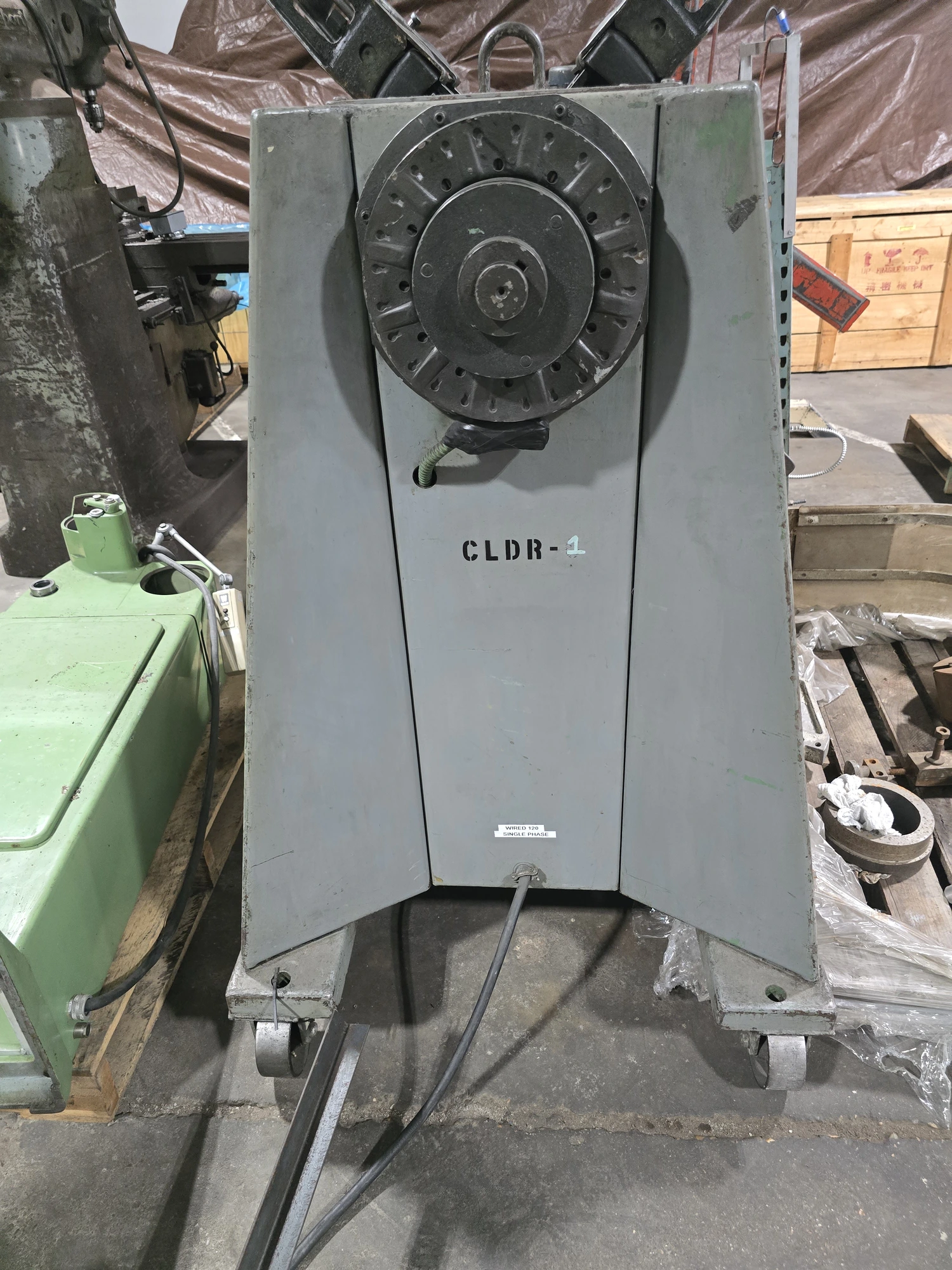 2,000 lb. Littell #20-12, Coil Reel Dispenser, 18" max coil width, 16" ID, 20" outside dimensions, 120 V., 1 - Image 2