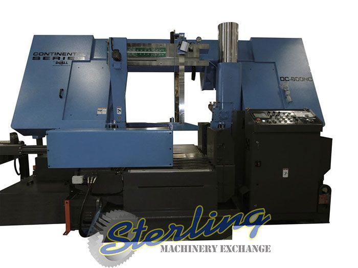 31" x 39" DoAll #DC-800NC, Continental Series, fully automatic high production, 52-275 FPM, 15 HP, new - Image 1