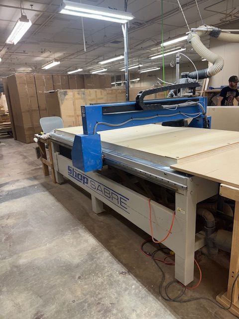 ShopSabre #RC8, CNC Router, 5' x10' vacuum table, 97" X, 51" Y, 9" Z, 3.25 HP, 1500 IPM, WinCNC Control - Image 7