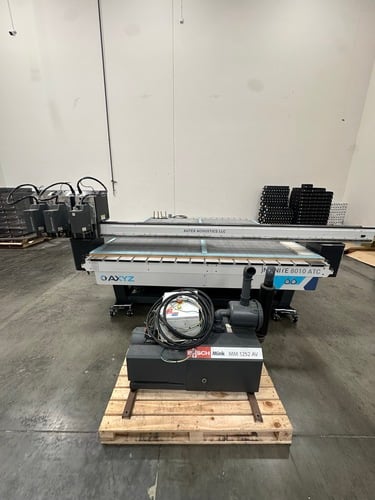 AXYZ #Infinite-8010, CNC Router, 103.7" x120" work area, 120" X, 103.7" Y, 6" Z, 12 tool stations, A2MC - Image 1