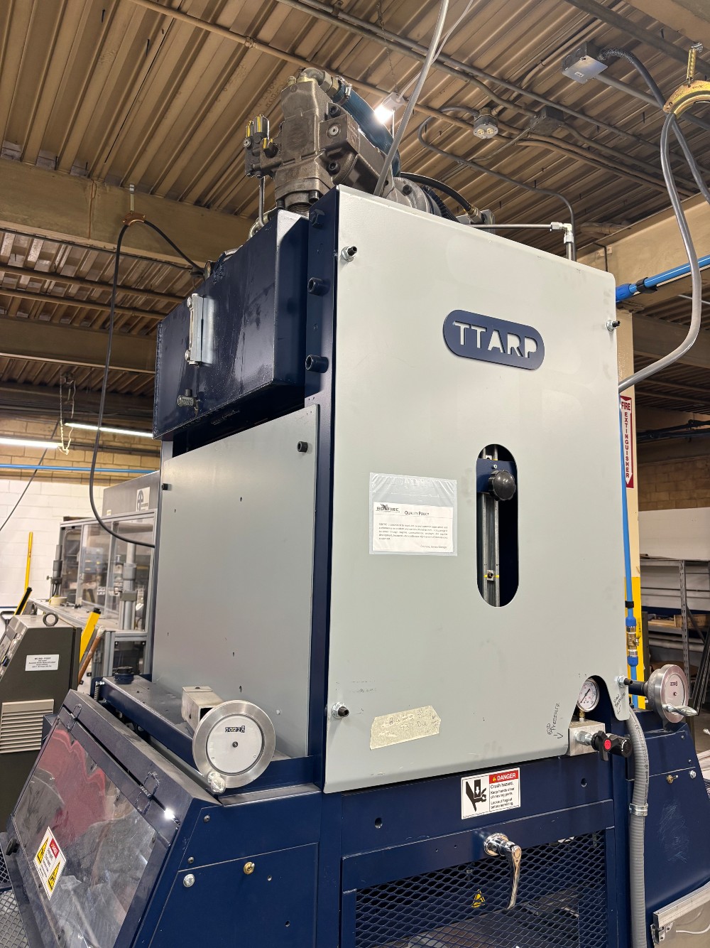 35 Ton, Ttarp #P3224M13GEVRFHRB. automatic steel rule die cutting press (flat bed press), 2022 - Image 4