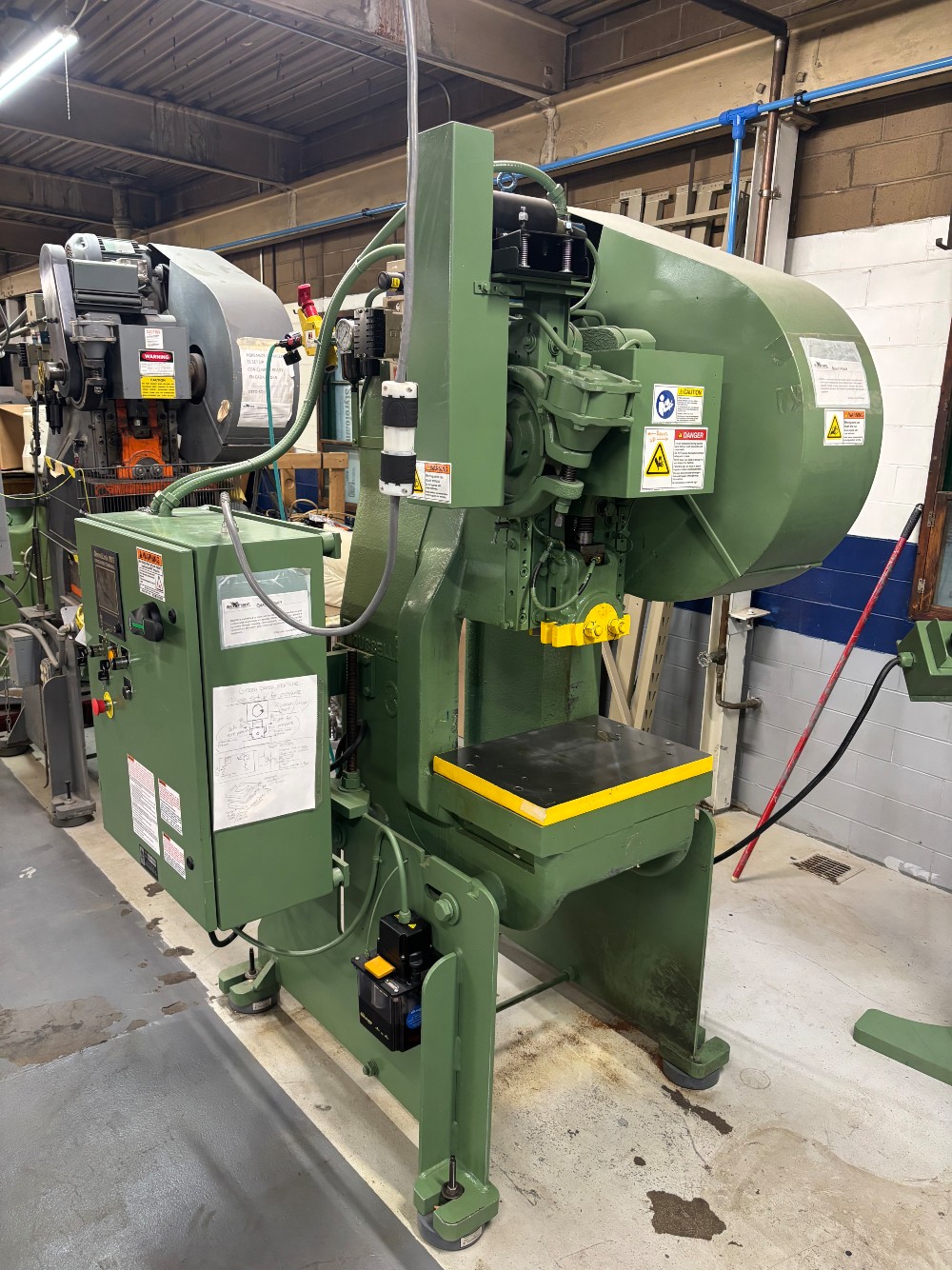 25 Ton, Rousselle #3F, OBI punch press, 3" stroke, 2" manual adjustment, Omnilink 805 PLC Control - Image 1