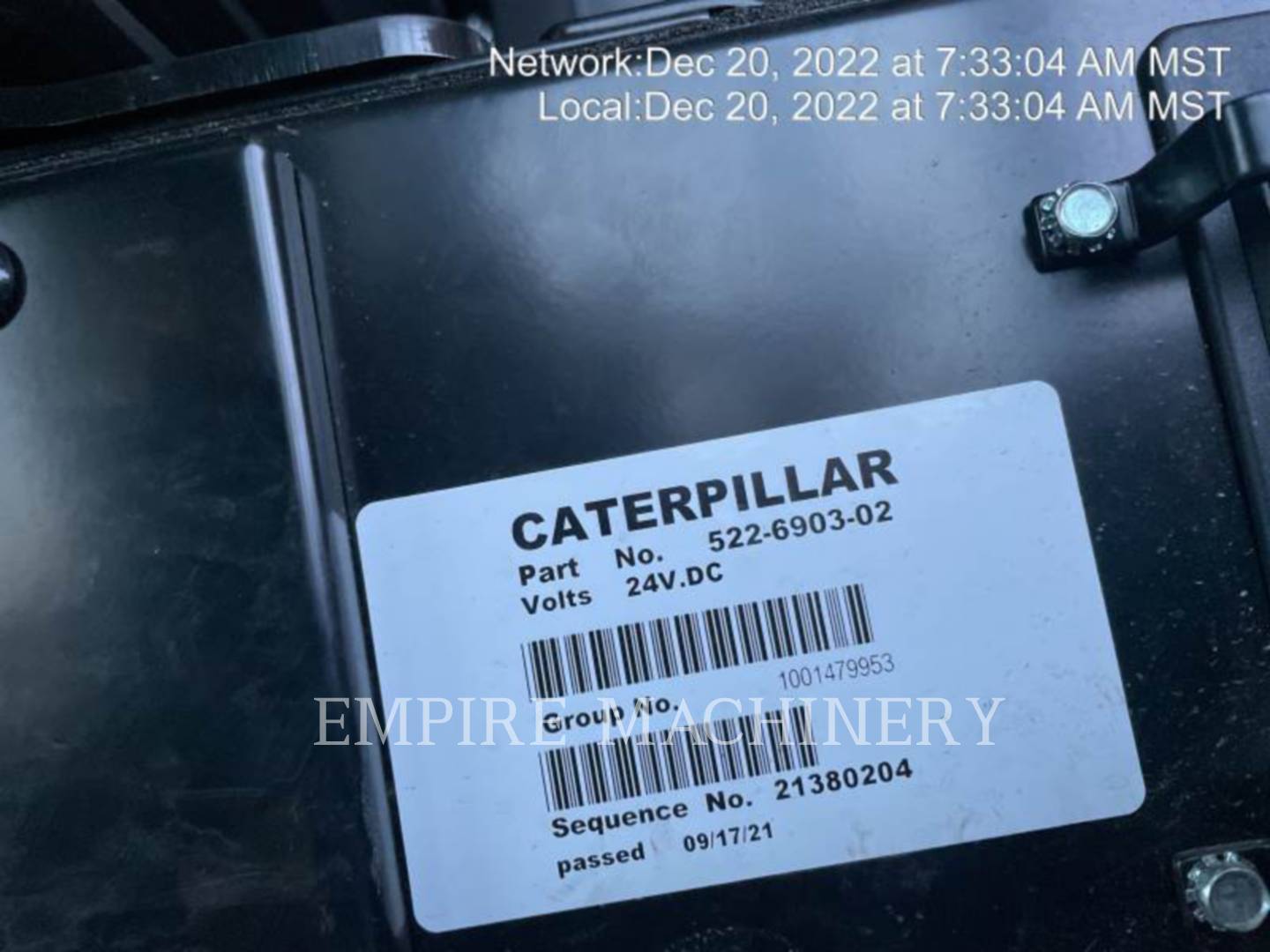 Caterpillar 140-13, Motor Grader, 2373 hours, S/N: N9400602, 2022 - Image 8