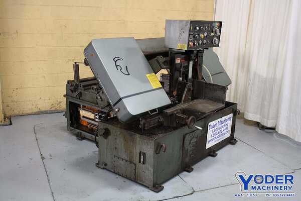 13" x 14" Marvel #PA13/2, horiz.automatic band saw, 13' 6" x1-1/4" x.042" blade, 1999, #67076 - Image 1