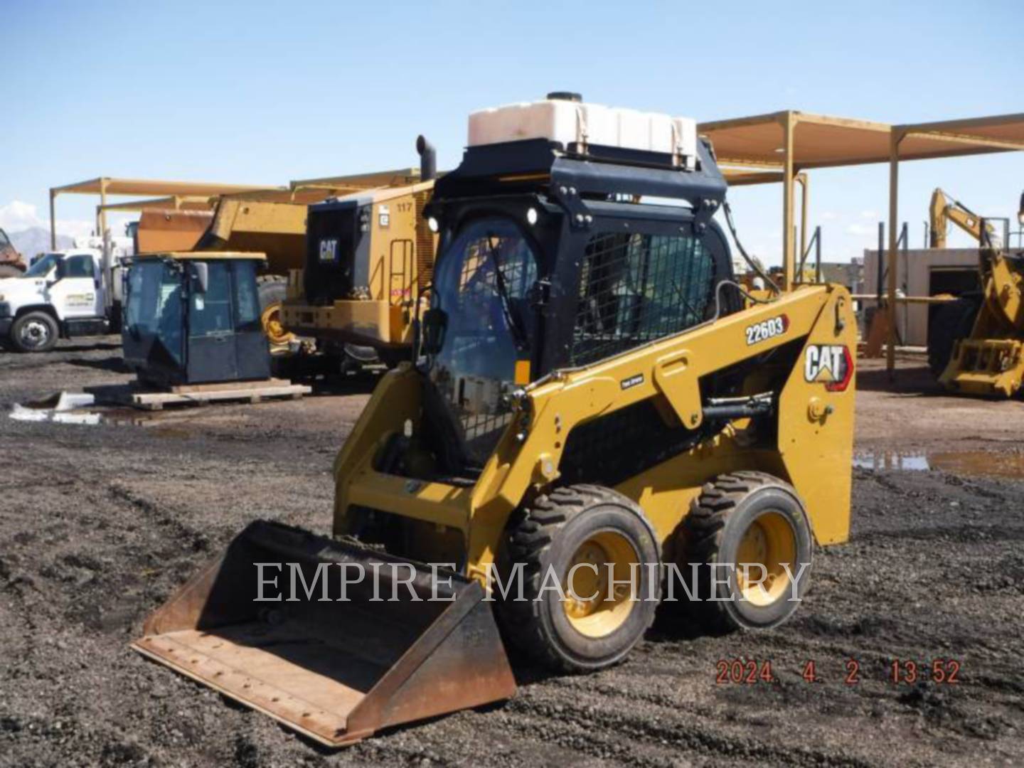 Cat 226D3 CA, Skid Steer Loader, 2631 hours, S/N: DX800428, 2021 - Image 1