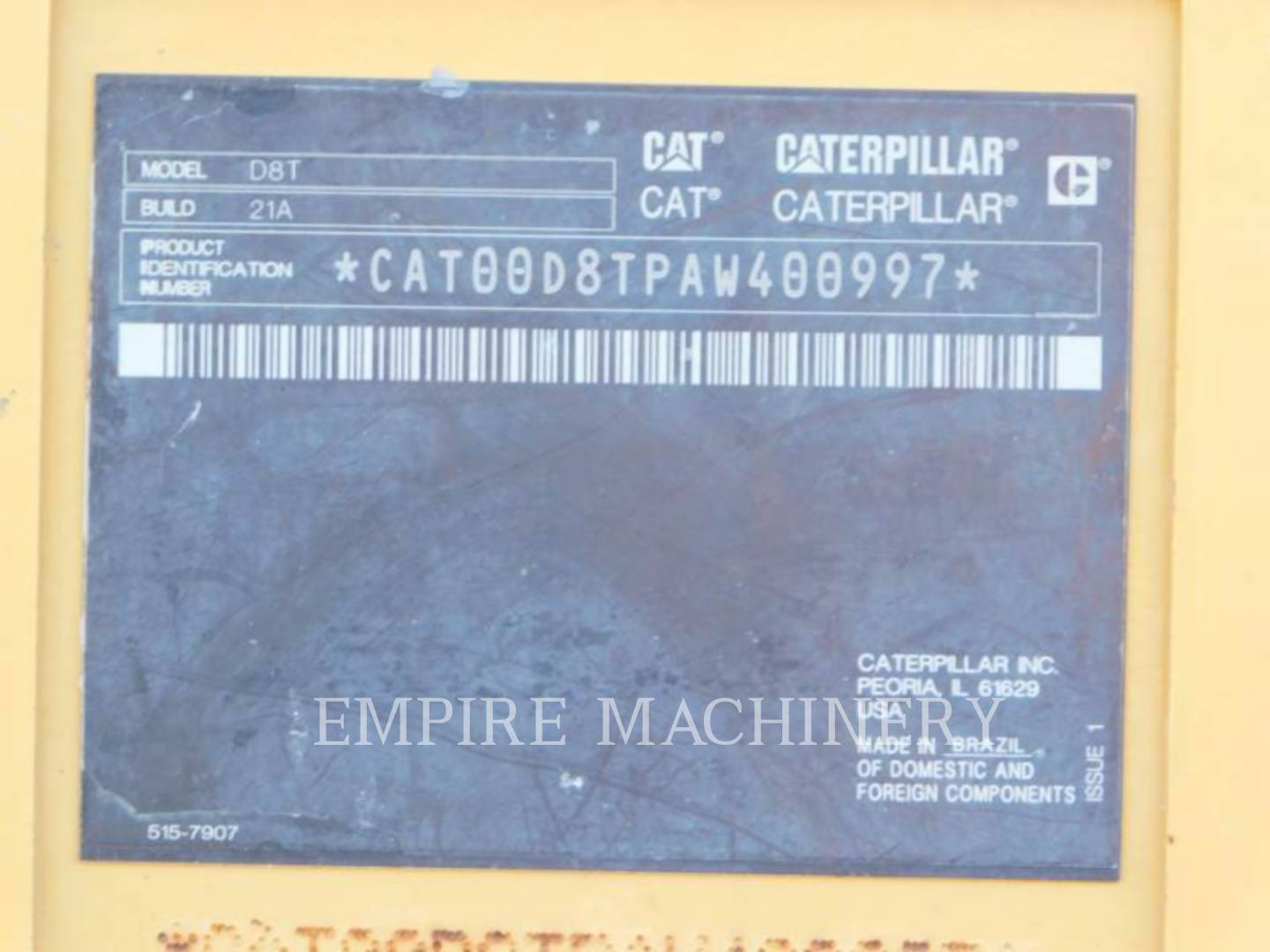Caterpillar D8T TR, 4820 hours, S/N: AW400997, 2020 - Image 3