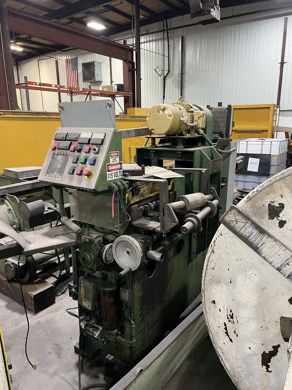 16" x .045" Herr Voss #VMLB20/1.156-17/3, precision leveler, 17 work rolls (9 over 8), 200 FPM, 10 HP, #13695J - Image 2