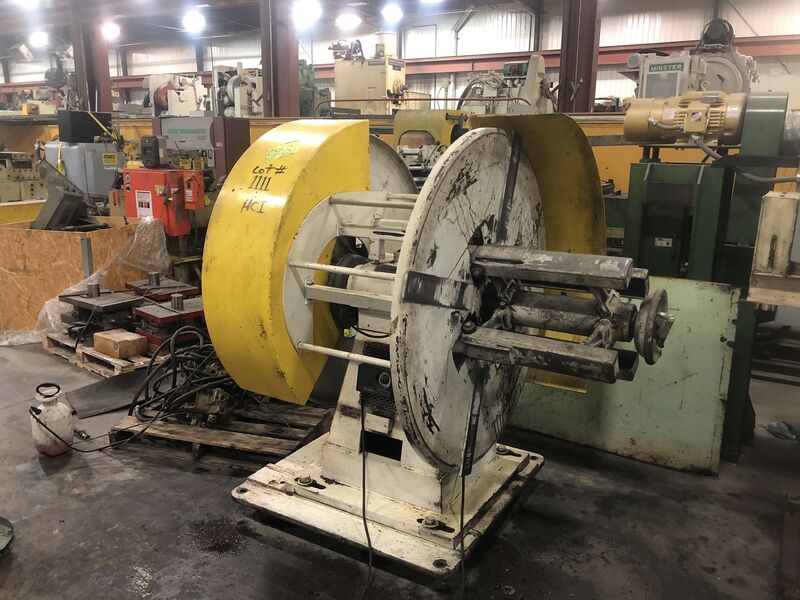 2500 lb. Littell #25-18, double end uncoiler, non-powered, 18" width, 15"-20" ID, 60" outside dimensions - Image 1