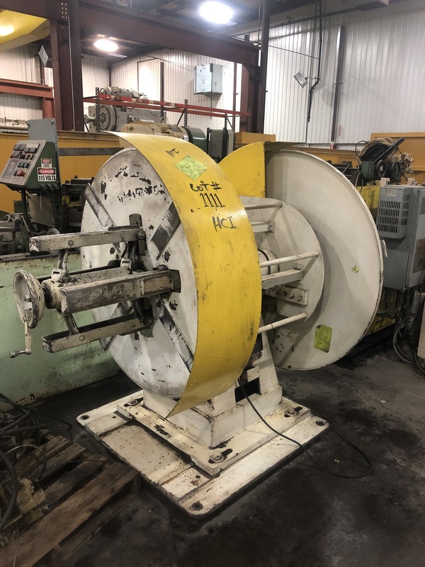 2500 lb. Littell #25-18, double end uncoiler, non-powered, 18" width, 15"-20" ID, 60" outside dimensions - Image 3